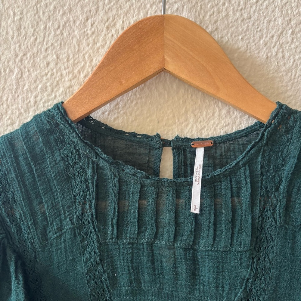 Free People Top Ruffle Lace - Picture 8 of 8